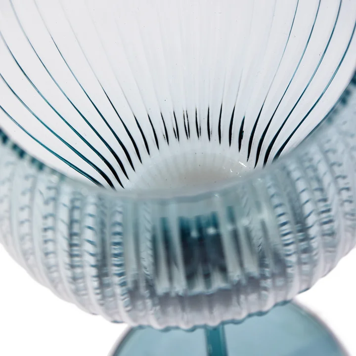 Pols Potten - Pum Coupe Verre à vin, bleu clair