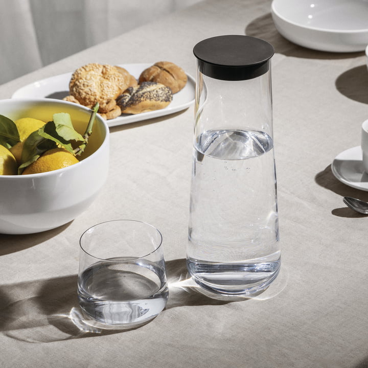 Alessi - Eugenia Carafe avec couvercle 1,1 L, transparent