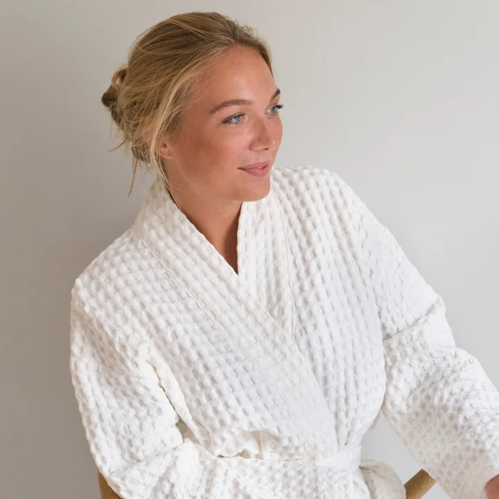Big Waffle Peignoir de bain de The Organic Company