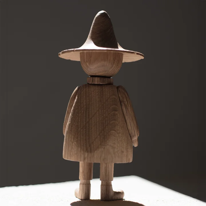 Snufkin figurine en bois, chêne naturel de boyhood