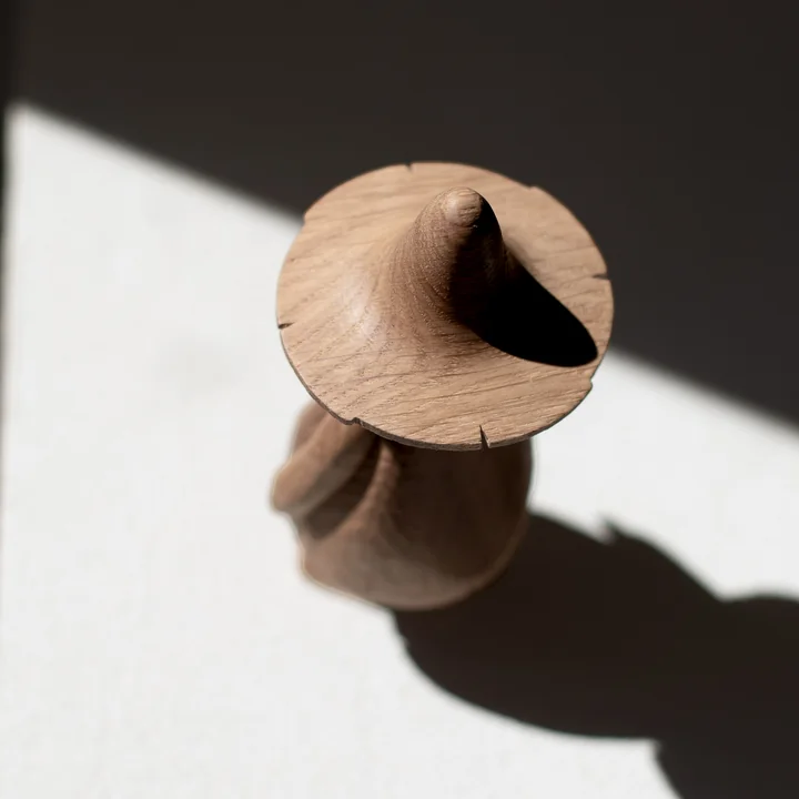 Snufkin figurine en bois, chêne naturel de boyhood