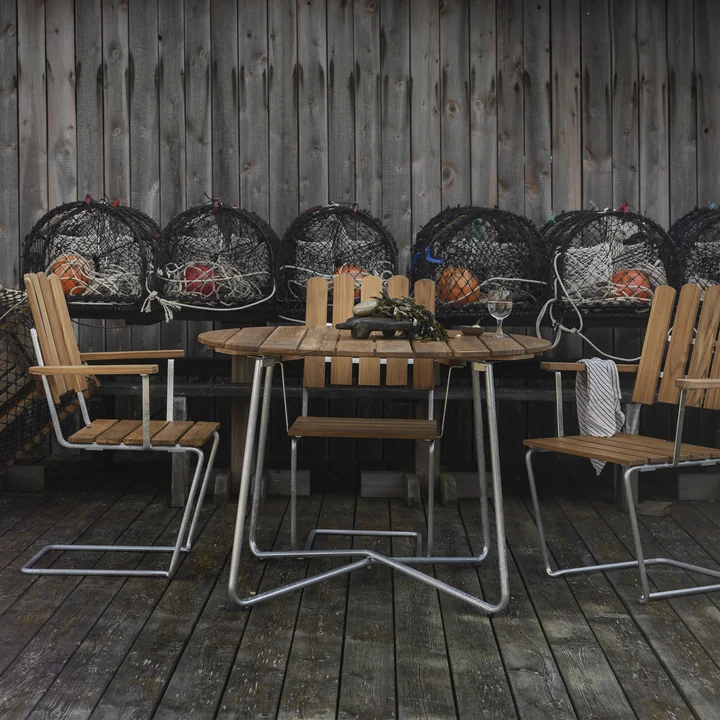 A2 - Fauteuil de jardin, Teck de Grythyttan