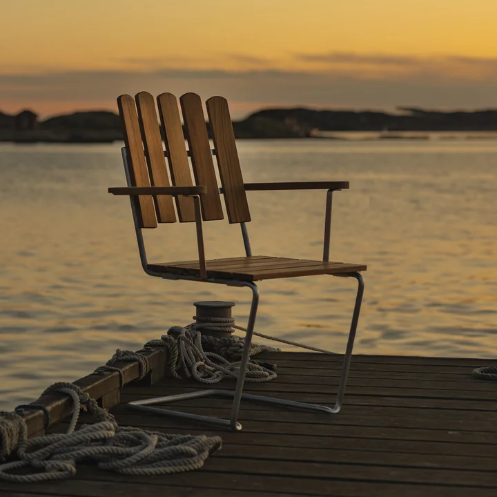 A2 - Fauteuil de jardin, Teck de Grythyttan