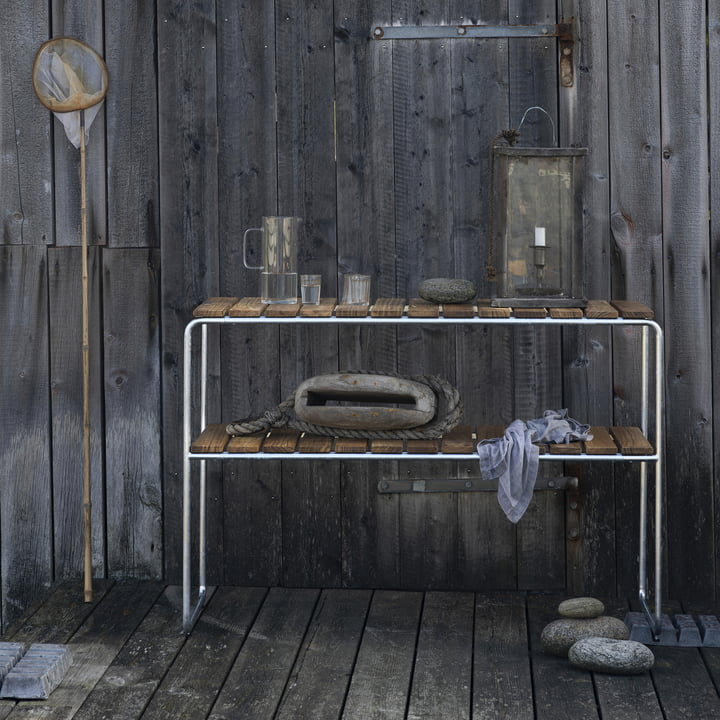 Grythyttan - L105 Table d'appoint de jardin, Teck