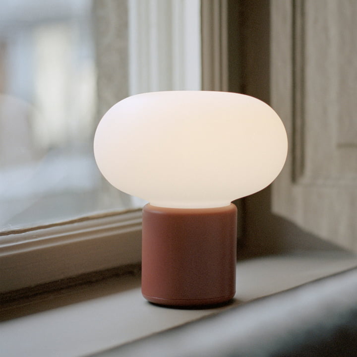 Karl-Johan Lampe de table LED portable avec batterie de New Works