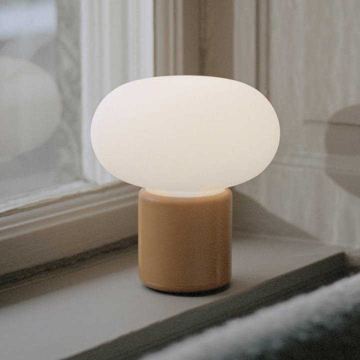 Karl-Johan Lampe de table LED portable avec batterie de New Works