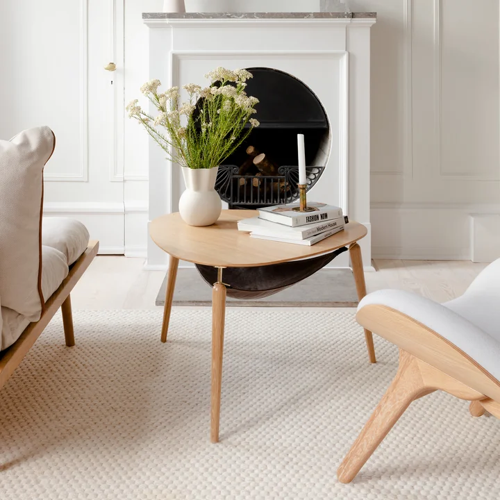 Hang Out Table basse de Umage en chêne naturel