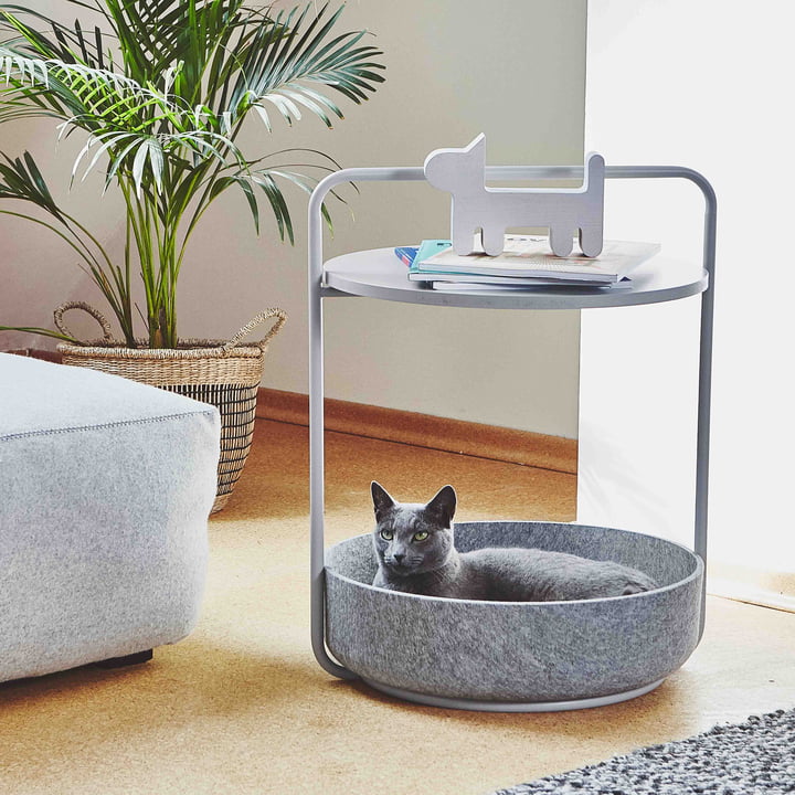 Tavolino Table d'appoint avec panier pour chat de MiaCara