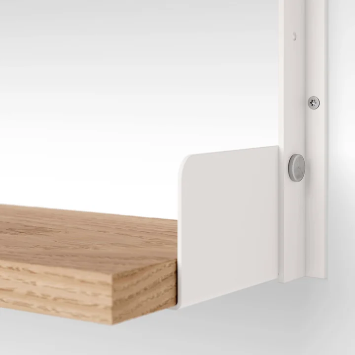 New Works - Tea Étagère murale, chêne / blanc