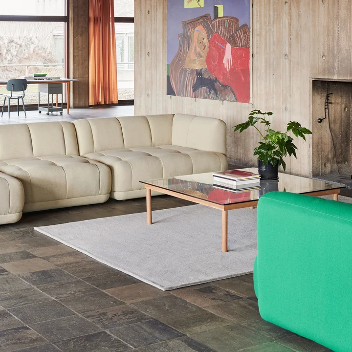 Raw Tapis No. 2, gris clair de HAY