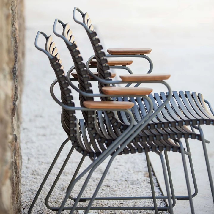 HOUE - CLICK Outdoor Dining Fauteuil à dossier bas