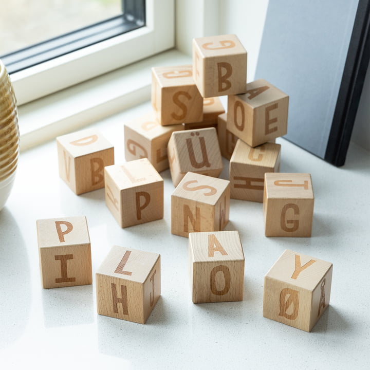 Blocs de lettres (set de 16) de Sebra