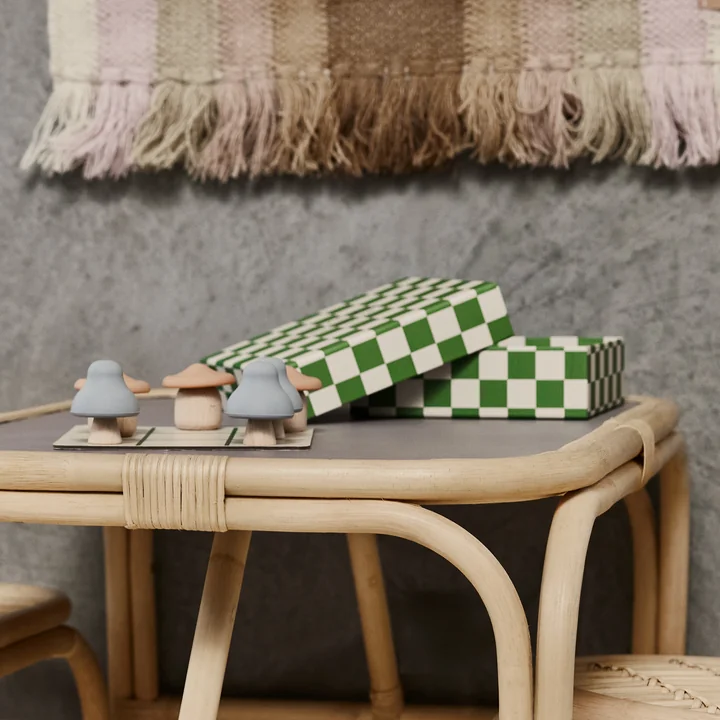 Mushroom TicTacToe, multicolore de OYOY Mini