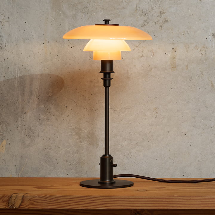 Louis Poulsen - PH 2/1 lampe de table, dusty terracotta (édition limitée)