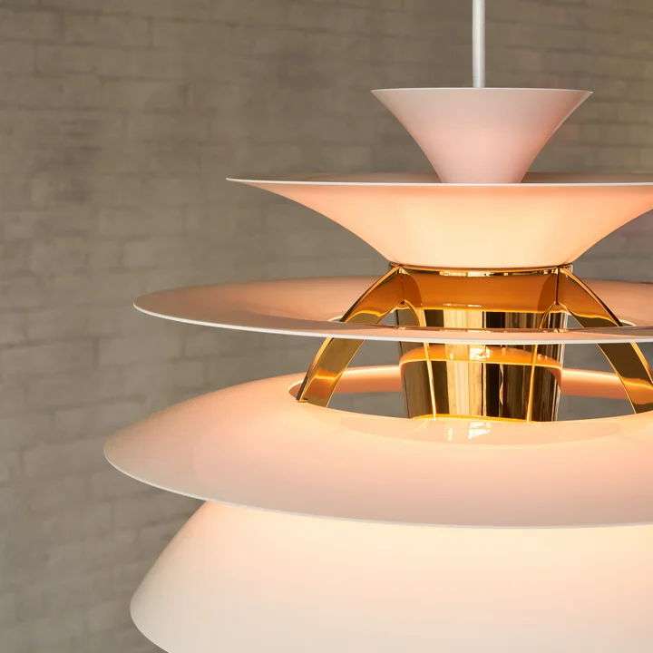 Louis Poulsen - PH Snowball, blanc mat / pale rose (150 Year Anniversary Edition)