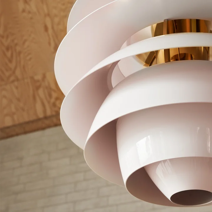 Louis Poulsen - PH Snowball, blanc mat / pale rose (150 Year Anniversary Edition)