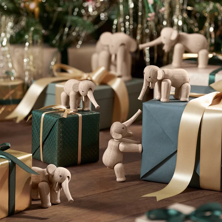 Éléphant en bois de Kay Bojesen