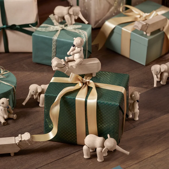 Éléphant en bois de Kay Bojesen