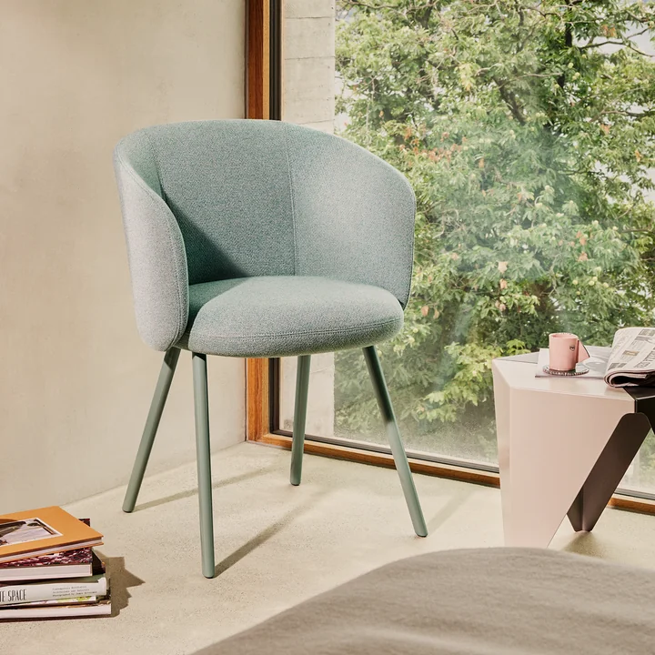 Vitra - Mikado fauteuil, menthe / bleu tendre / émeraude (Dumet 27)