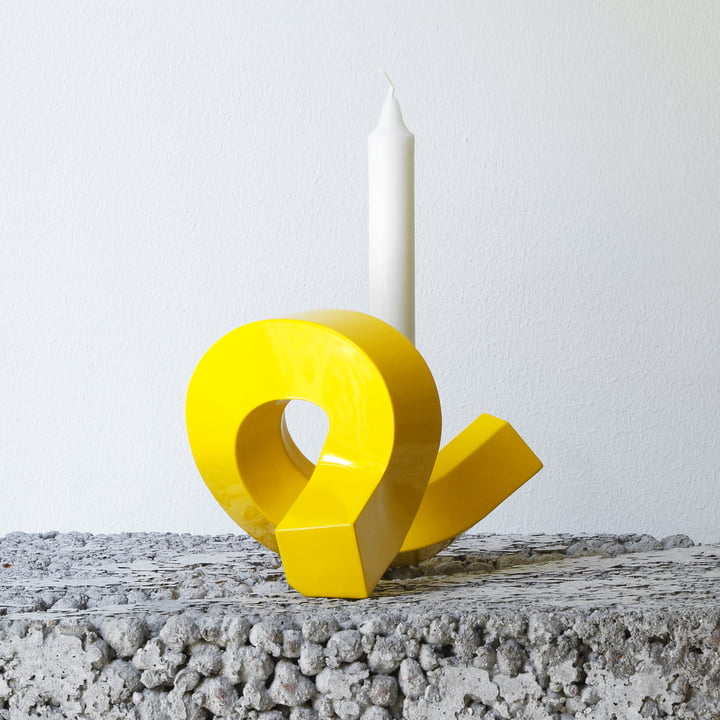 Crooked Chandelier, jaune de Normann Copenhagen