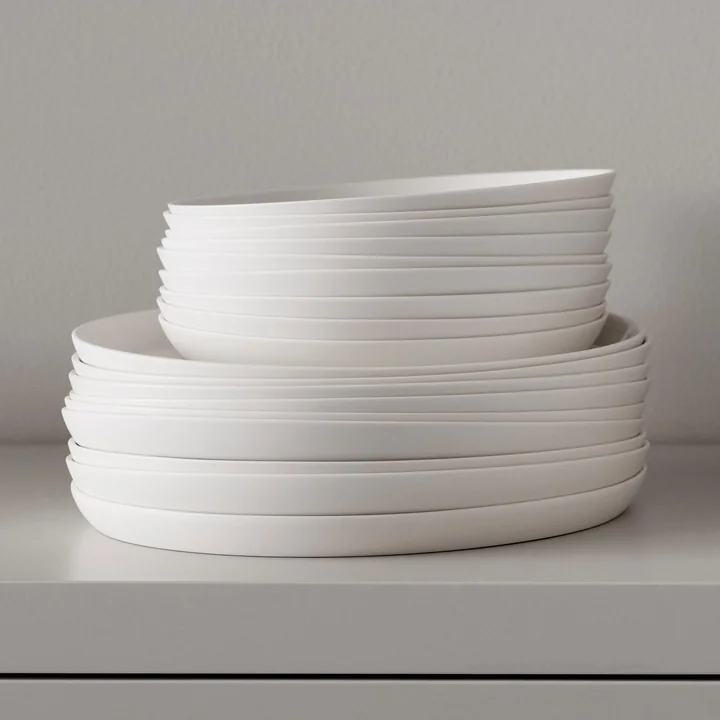 Les assiettes en porcelaine de Vipp