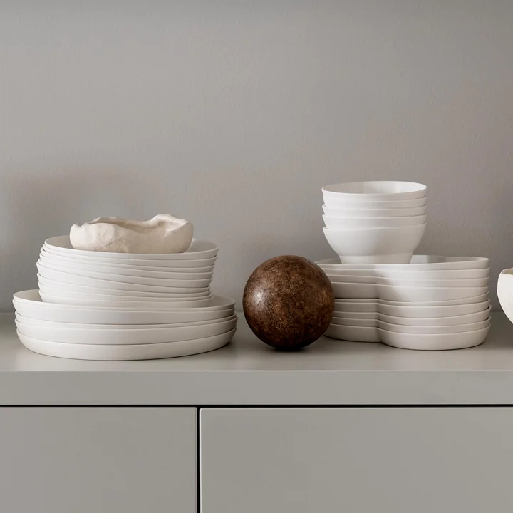 Les assiettes en porcelaine de Vipp