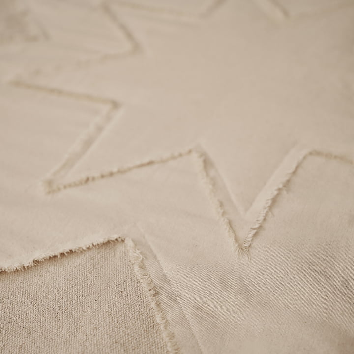 Vela Star - Couverture pour arbre de Noël, naturel de Ferm Living