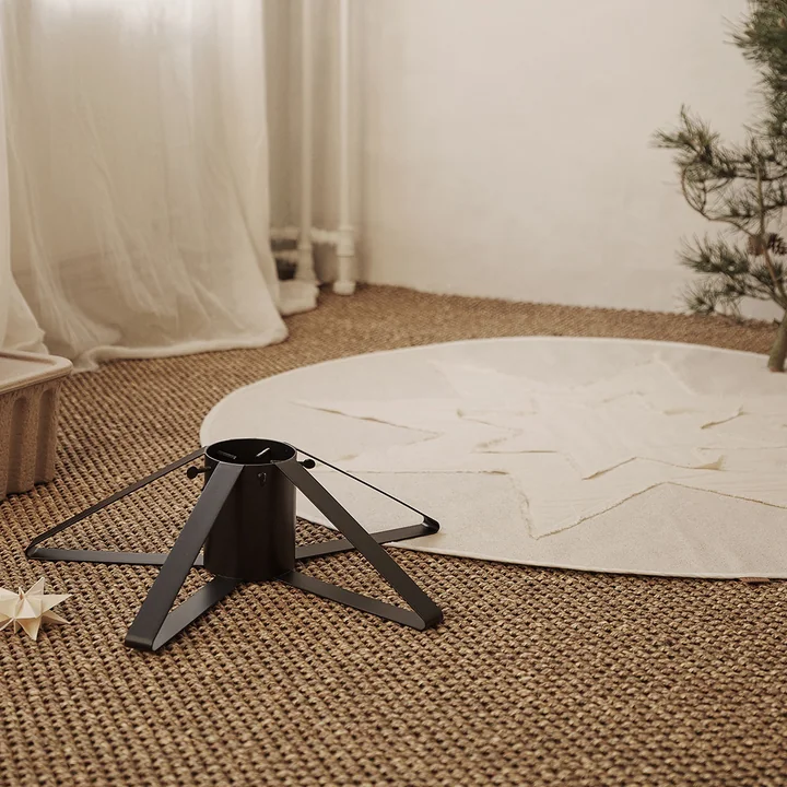Vela Star - Couverture pour arbre de Noël, naturel de Ferm Living