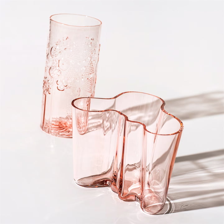 Iittala - Aalto Vase Savoy, H 16 cm, rose saumon