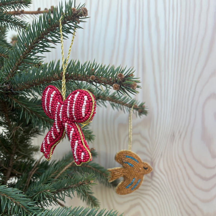 Ornement de nœuds de Noël de OYOY