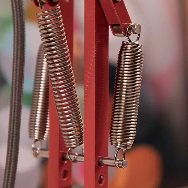 Original 1227 Lampe de table, câble noir, Coral Red de Anglepoise