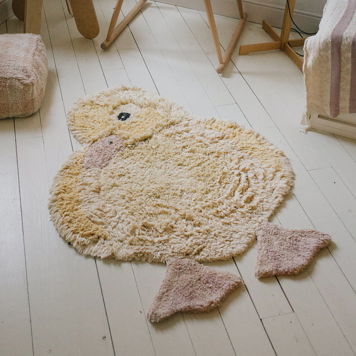 Animal Tapis pour enfants Canard de Lorena Canals