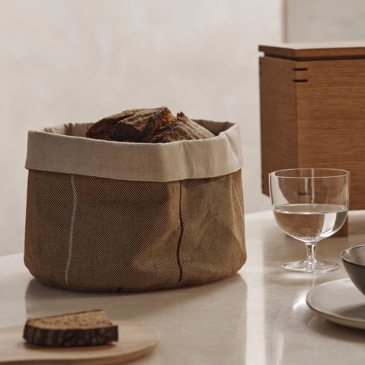 ferm Living - Ito Panier de cuisine, Ø 23 cm, natural / seaweed