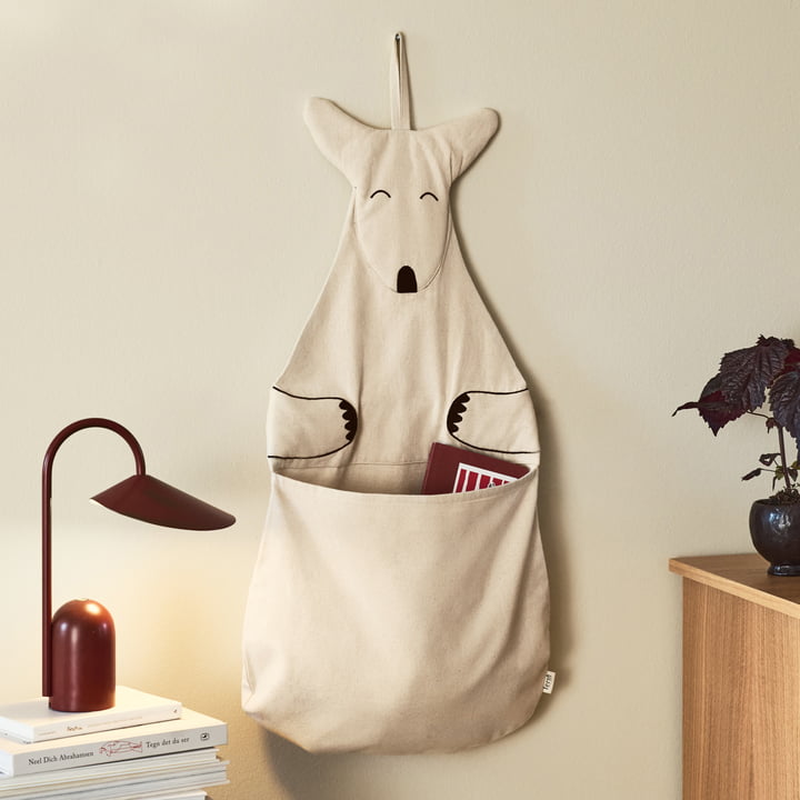 ferm Living - Kangaroo rangement mural, non coloré