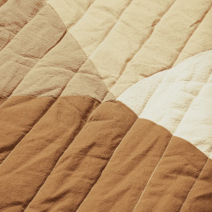 Ferm Living - Swif tapis matelassé, 80 x 110 cm, multicolore