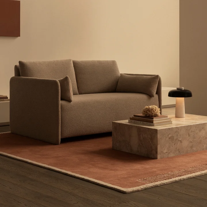 Tapis Duomo, terracotta rouge de Audo