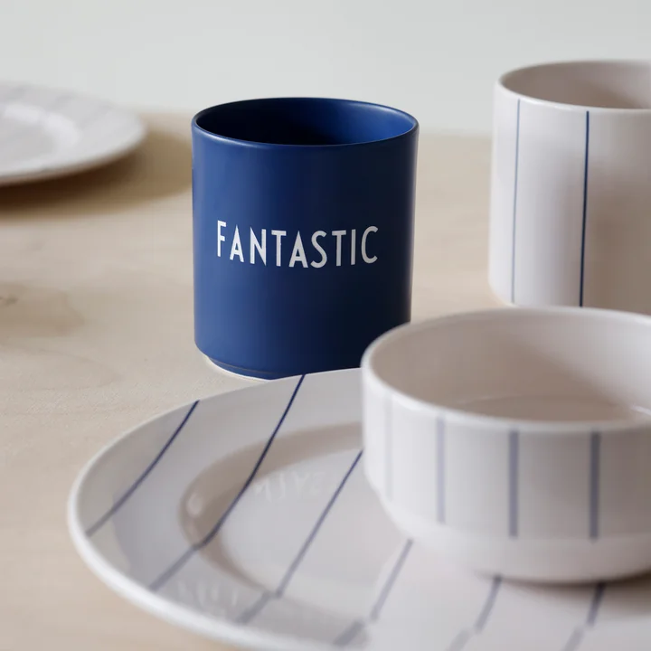 Design Letters - AJ Favourite Tasse en porcelaine, Fantastic / midnight blue