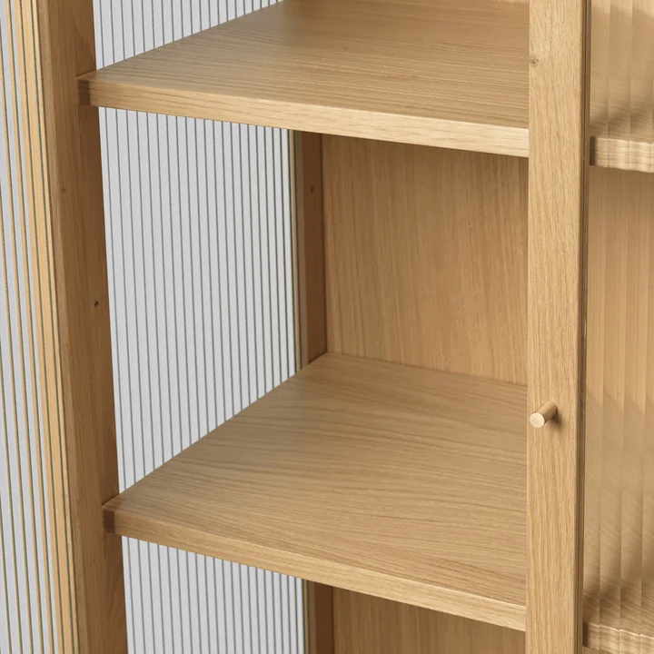 Ferm Living - Reed Vitrine, chêne naturel