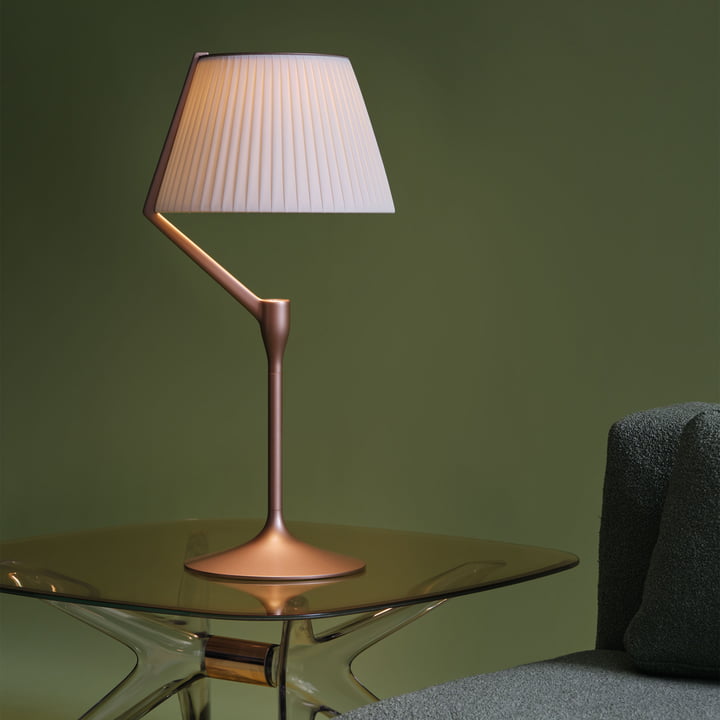 Kartell - Angelo Stone LED lampe de table, cuivre