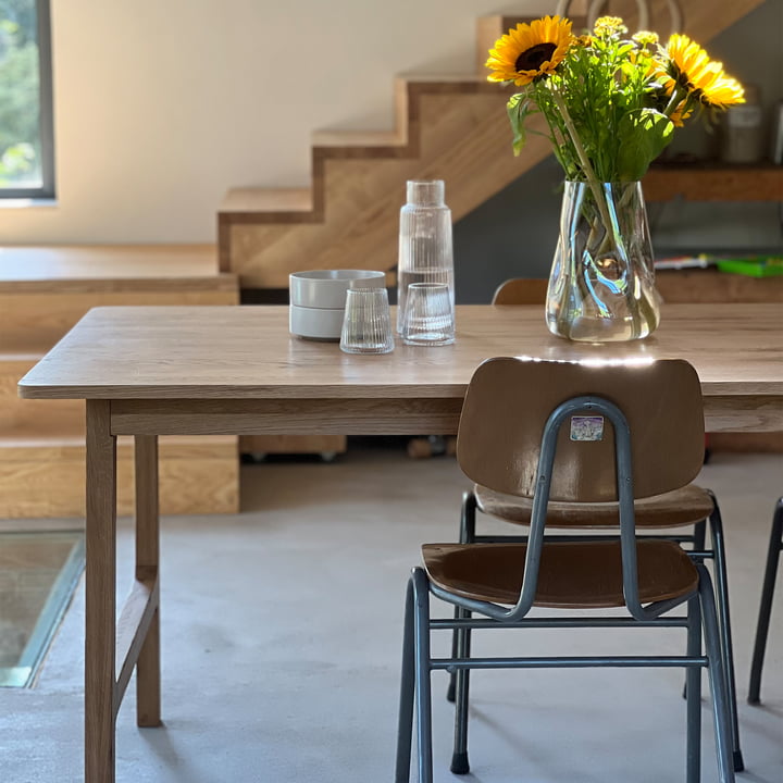 Studio Zondag - Leef Table de salle à manger 180 x 95 cm, chêne huilé