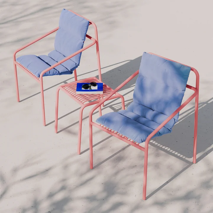 OUT Objekte unserer Tage - Ivy Rembourrage d'assise et de dossier Outdoor, bleu ciel