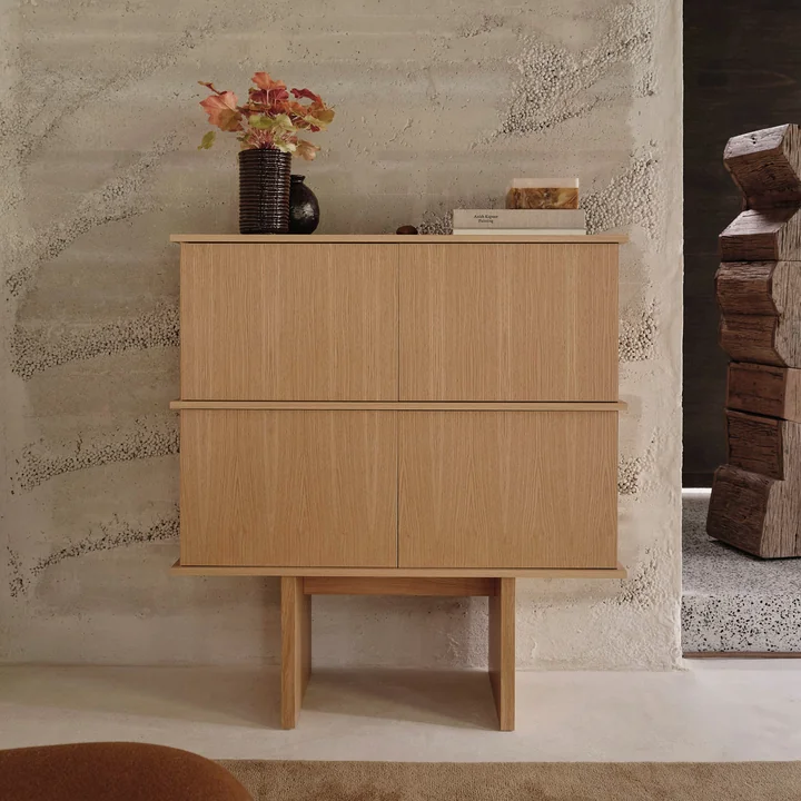 Ferm Living - Stilt Double Buffet, chêne naturel