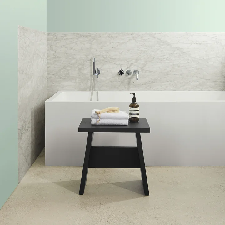 e15 - Langley tabouret, noir