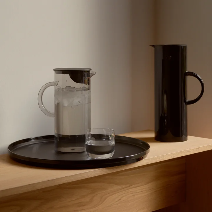 Stelton - EM77 Pot avec couvercle, smoke