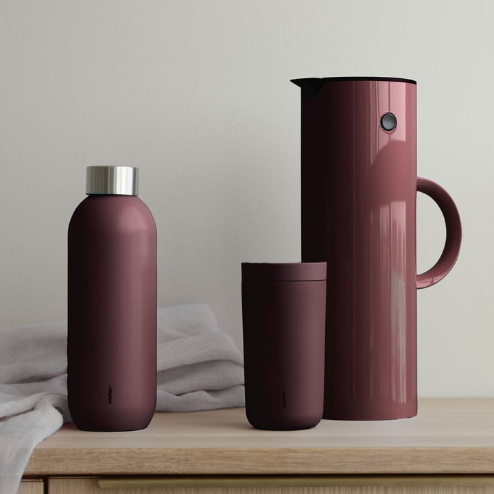 Stelton - EM 77 Verseuse isolante, 1 l, berry