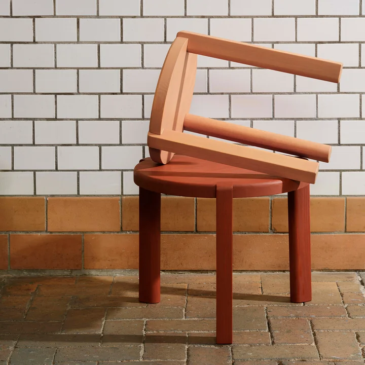 FDB Møbler - D108 Ragnesminde Tables d'appoint, Ø 35 cm et Ø 48 cm