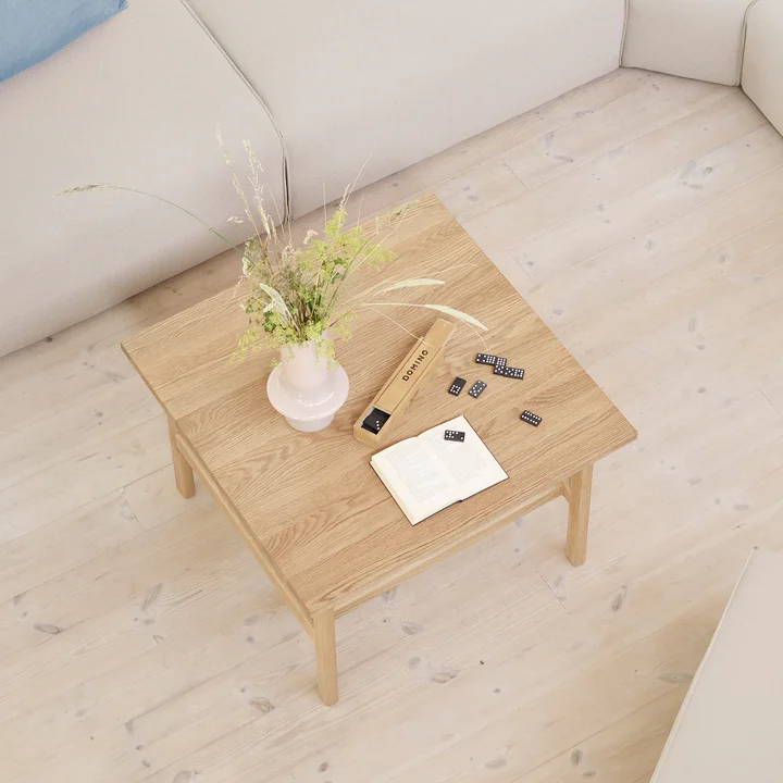 FDB Møbler - D33 Table basse, 80 x 80 cm, chêne huilé