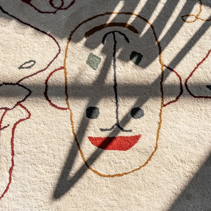 nanimarquina - Silhouette Tapis tufté, Ø 200 cm, multicolore