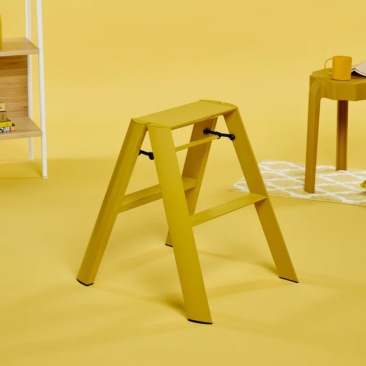 Metaphys - Lucano 2 Step Echelle pour tabourets, jaune