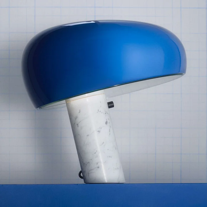 Flos - Snoopy lampe de table, bleu marine